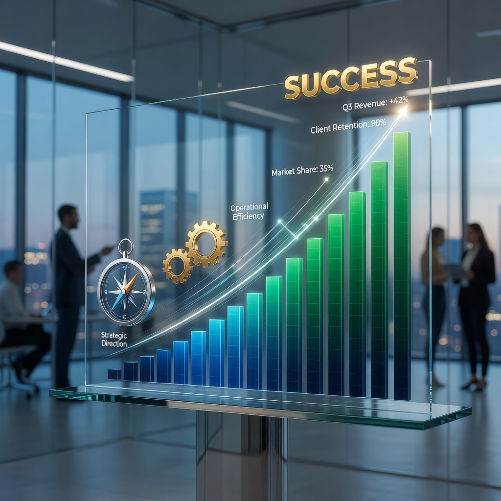 Gráfico de crecimiento empresarial