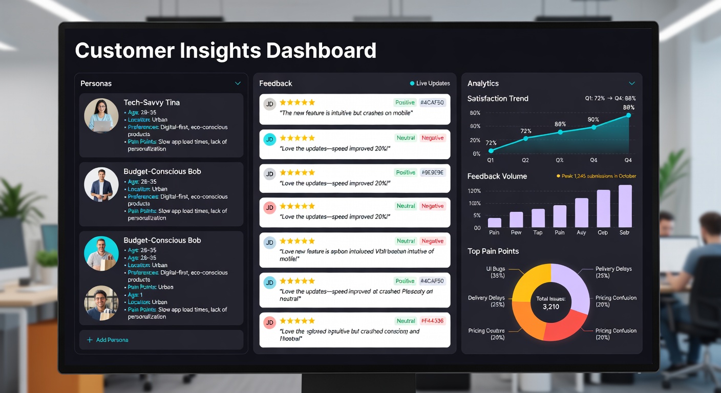 Dashboard de insights y análisis de clientes